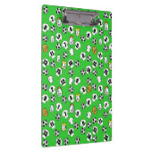 Fußballthema mit weißen Shirts Klemmbrett (Rechts)