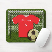 Fußballthema Personalisiertes Mouepad Mousepad (Mit Mouse)