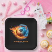 Fußballthemen-Geburtstagsfeier Athleten-Geburtstag Pappteller (Party)