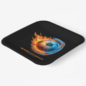 Fußballthemen-Geburtstagsfeier Athleten-Geburtstag Pappteller (Gewinkelt)