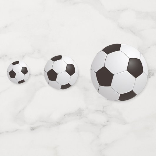 Fußballtisch Confetti Konfetti (Rückseiten)