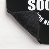 Fußballtor Lebenslektionen  Mousepad (Ecke)