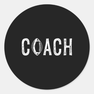 Fußballtrainer 2 runder aufkleber