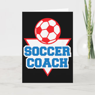 Fußballtrainer Anerkennung Karte