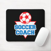 Fußballtrainer Anerkennung Mousepad (Mit Mouse)