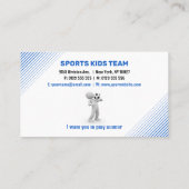 Fußballtrainer | Berufliche Visitenkarte (Rückseite)