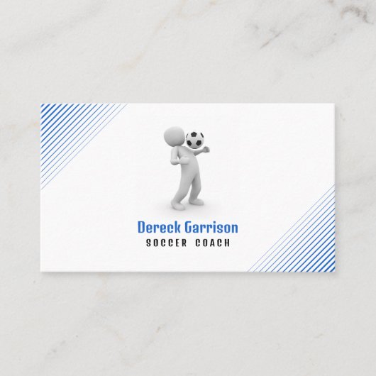 Fußballtrainer | Berufliche Visitenkarte (Vorderseite)