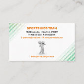 Fußballtrainer | Berufliche Visitenkarte (Rückseite)