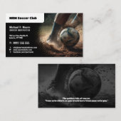 Fußballtrainer | Beruflicher Lehrer Visitenkarte (Vorne/Hinten)