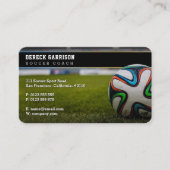 Fußballtrainer | Beruflicher Lehrer Visitenkarte (Vorderseite)