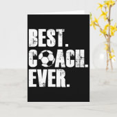Fußballtrainer - Bester Trainer Aller Zeiten Fußba Karte (Gelbe Blume)