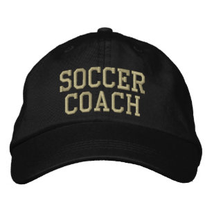 Fußballtrainer Bestickte Kappe