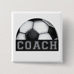 Fußballtrainer Button
