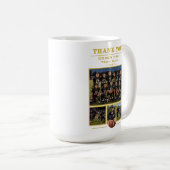 Fußballtrainer Collage Team 4 Foto Kaffeetasse (VorderseiteRechts)