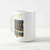 Fußballtrainer Collage Team 4 Foto Kaffeetasse (Vorderseite Links)