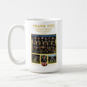 Fußballtrainer Collage Team 4 Foto Kaffeetasse