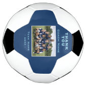 Fußballtrainer Danke Teamfoto Fußball (Gedreht)