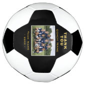 Fußballtrainer Danke Teamfoto Fußball (Gedreht)