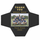 Fußballtrainer Danke Teamfoto Fußball (Flach)