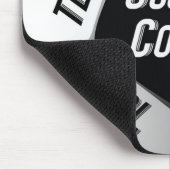 Fußballtrainer dankt großem Ball Mousepad (Ecke)