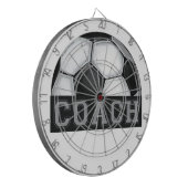 Fußballtrainer Dartscheibe (Vorderseite Links)