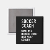 Fußballtrainer Definition lustig  Magnet (Vorderseite/Rückseite)