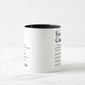 Fußballtrainer-Definitions-Personalisierte Wertsch Tasse (Zentrum)