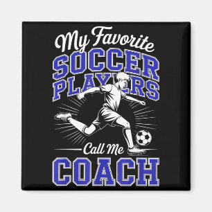 Fußballtrainer der Jungen Meine Lieblingsfußballsp Magnet