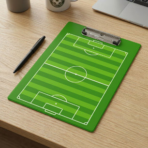 Fußballtrainer-Fußballfeld / Spielfeld Sport Klemmbrett