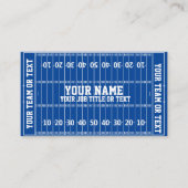 Fußballtrainer Gridiron Visitenkarte (Vorderseite)