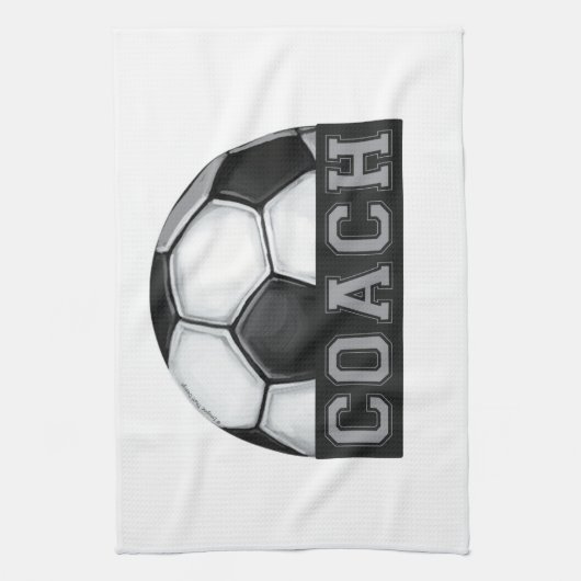 Fußballtrainer Handtuch (Vertikal)