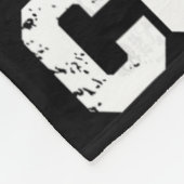Fußballtrainer Herz Lustiger Fußballspieler  Fleecedecke (Ecke)