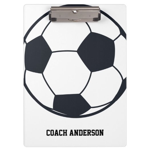 Fußballtrainer Klemmbrett (Vorderseite)