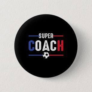 Fußballtrainer Liebhaber Lustig Button