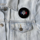 Fußballtrainer Liebhaber Lustig Button (Beispiel)