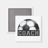 Fußballtrainer Magnet (Vorderseite/Rückseite)