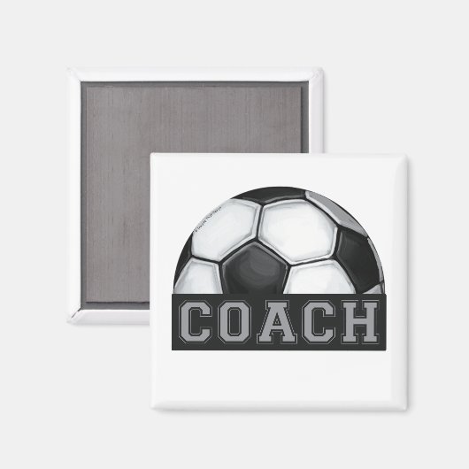 Fußballtrainer Magnet (Vorderseite/Rückseite)
