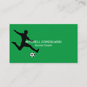 Fußballtrainer Moderne Visitenkarte