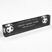 Fußballtrainer Namensplakette