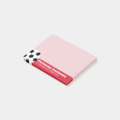 Fußballtrainer oder Lehrer - Moderne Zeichnung Post-it Klebezettel (angewinkelt)