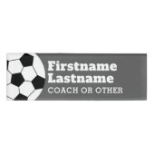 Fußballtrainer oder Lehrer - Moderner Zeichn Namenschild (Vorderseite)