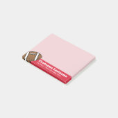 Fußballtrainer oder Lehrer - Moderner Zeichn Post-it Klebezettel (angewinkelt)