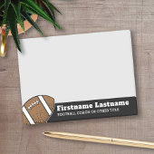 Fußballtrainer oder Lehrer - Moderner Zeichn Post-it Klebezettel