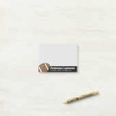 Fußballtrainer oder Lehrer - Moderner Zeichn Post-it Klebezettel (Auf Schreibtisch)