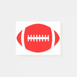 Fußballtrainer oder Red Football Team Sport Post-it Klebezettel