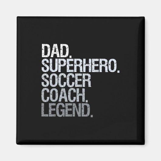 Fußballtrainer Papa Magnet (Vorne)