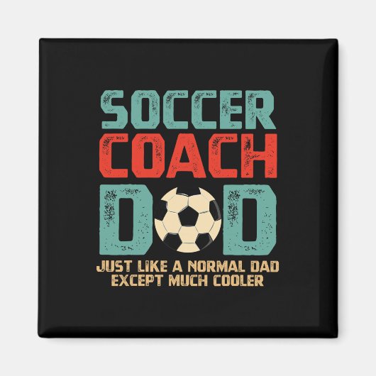 Fußballtrainer Papa Magnet (Vorne)