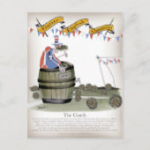 Fußballtrainer Postkarte (Vorderseite)