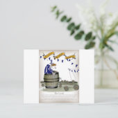 Fußballtrainer Postkarte (Stehend Vorderseite)