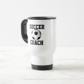 Fußballtrainer Reisebecher (Vorderseite Links)
